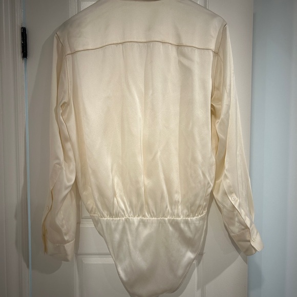 T. By Alexander wang silk crossover bodysuit size 4 - Picture 9 of 16